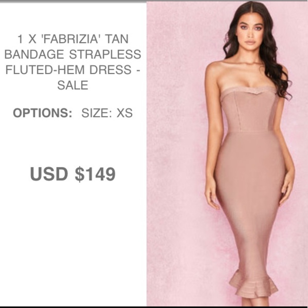 MIDI bandage House of CB dress